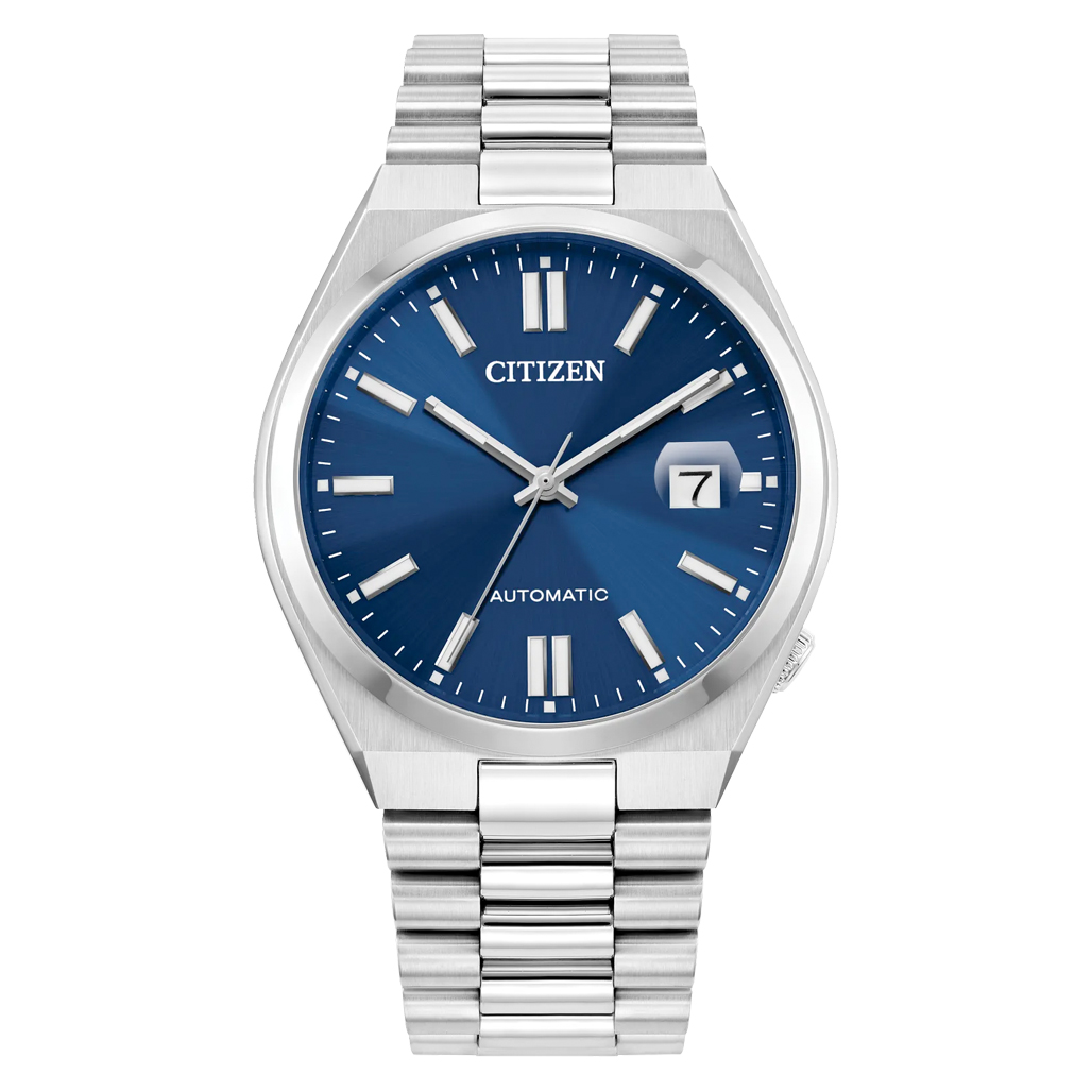 JFA デジタルシチズン製腕時計 青 ステンレス Citizen Tsuyosa Automatic with Sunray Blue Dial #NJ0150-56L