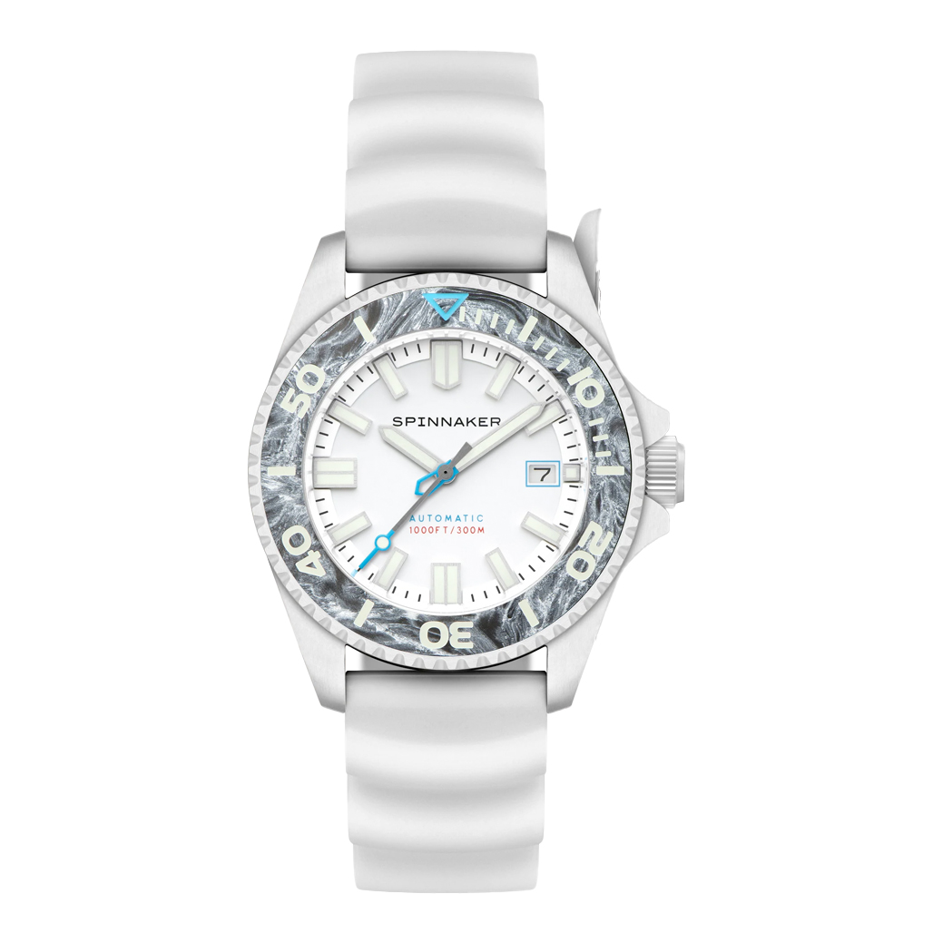 Spinnaker Tesei Forged Carbon Automatic - Limited Edition White