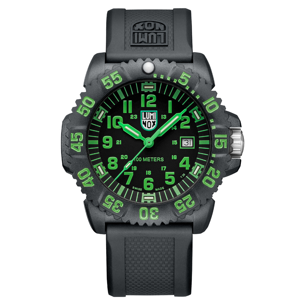 Luminox G Sea Lion Black & Green Tritium Watch #X2.2067