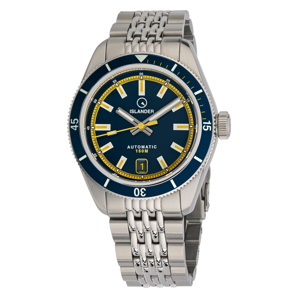 Islander Port Jefferson Skin Diver Automatic Watch with Navy Blue