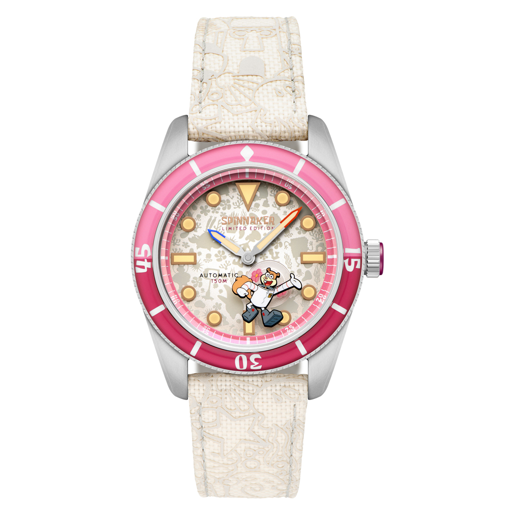 Spinnaker x Spongebob Fleuss LE Frenemies Sandy White Watch