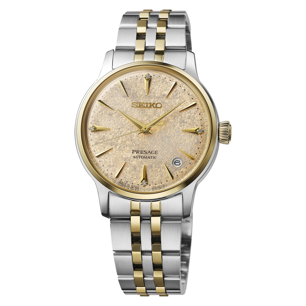 時計 SEIKO Presage SARY064 Seiko Presage 34mm Cocktail Time with Champagne Frozen Daiquri