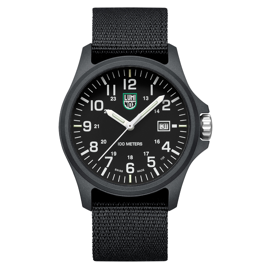 Luminox G Patagonia CARBONOX™ Black and White 43mm Nylon