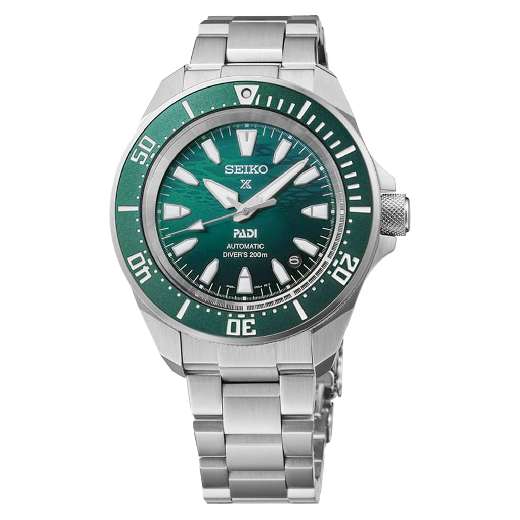 Seiko X PADI Prospex 42mm Samurai Emerald Green Diver #SRPL53