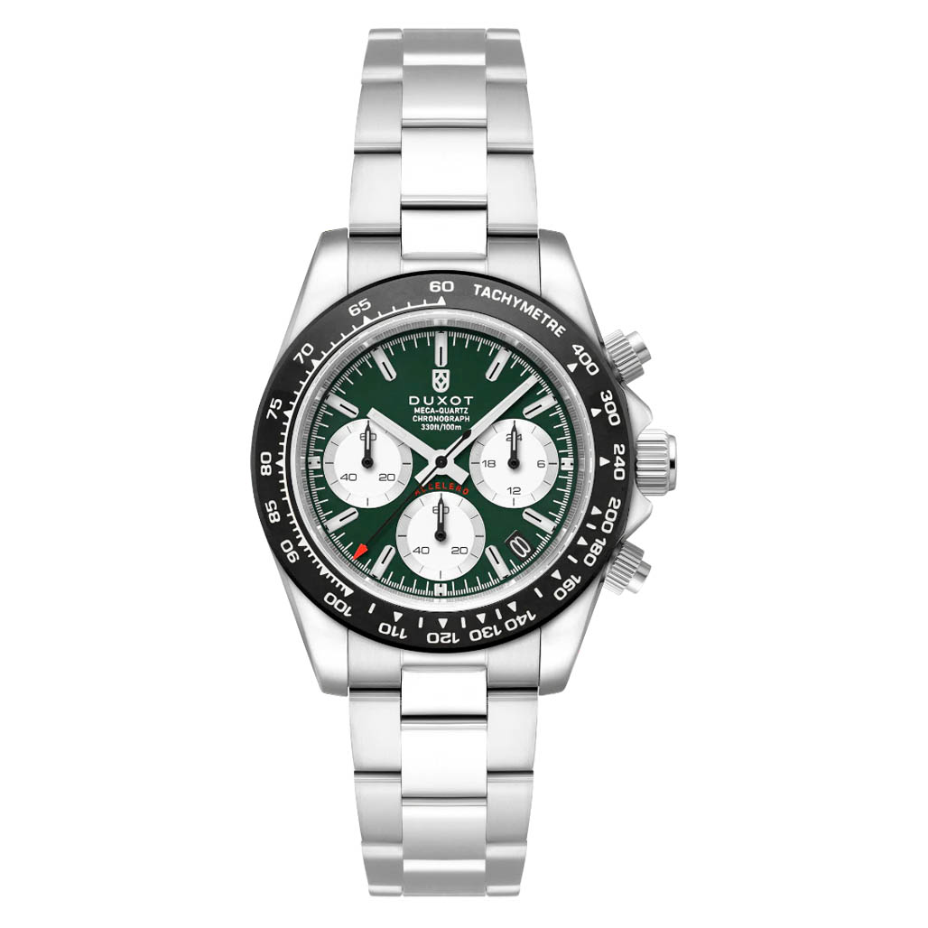 オトギッコ Duxot Accelero Chronograph with Jade Green Dial #DX-2065-55