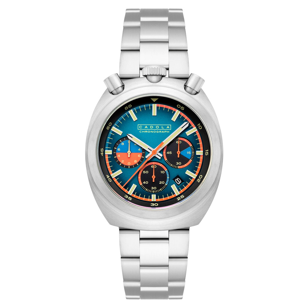 Cadola Testa Di Toro Chronograph in Cobalt Gauge #CD-1058-33