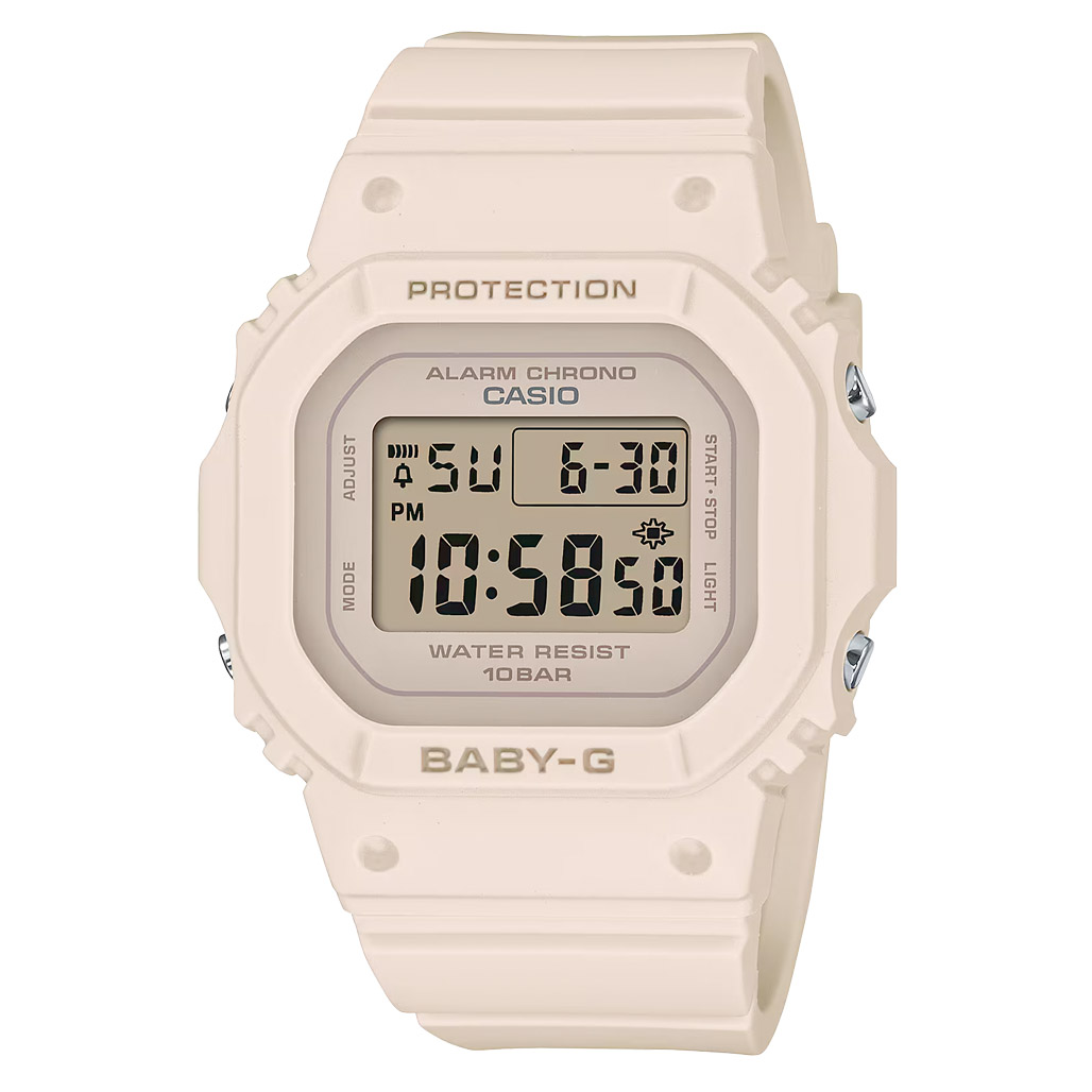 Casio BABY-G Women's Beige Pink Watch #BGD565-4 Casio BABY-G Women's Beige Pink Watch #BGD565-4