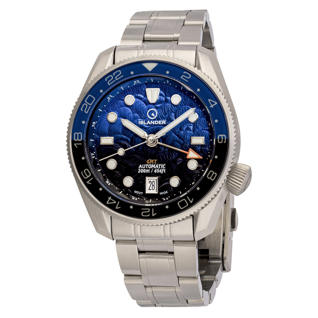 Islander JFK Automatic GMT Watch with Batman Dial #ISL-338