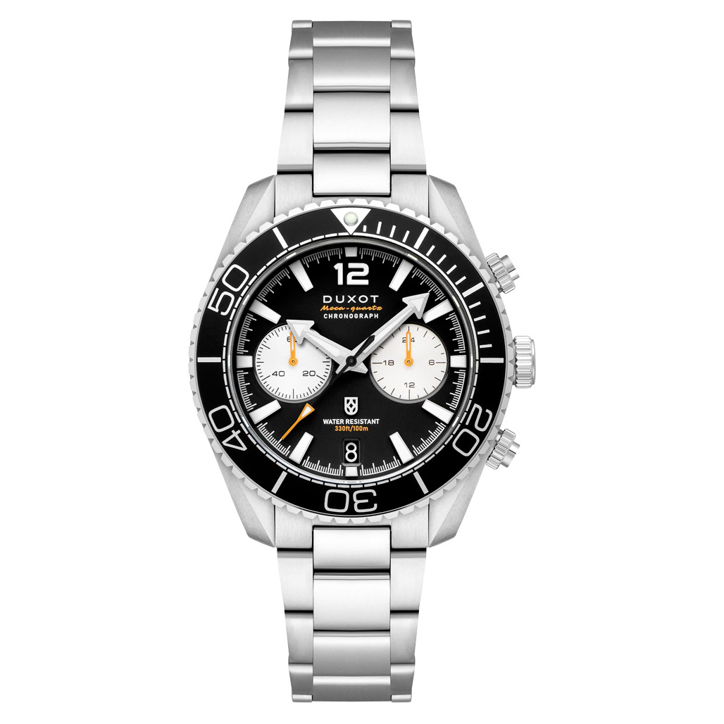 Duxot Tiburon Meca-Quartz Chronograph in Eclipse Black #DX-2062-33