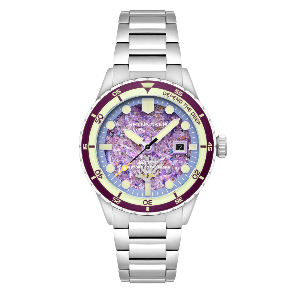 Spinnaker 4ocean Limited Edition Hass Watch with Coral Reef Dial