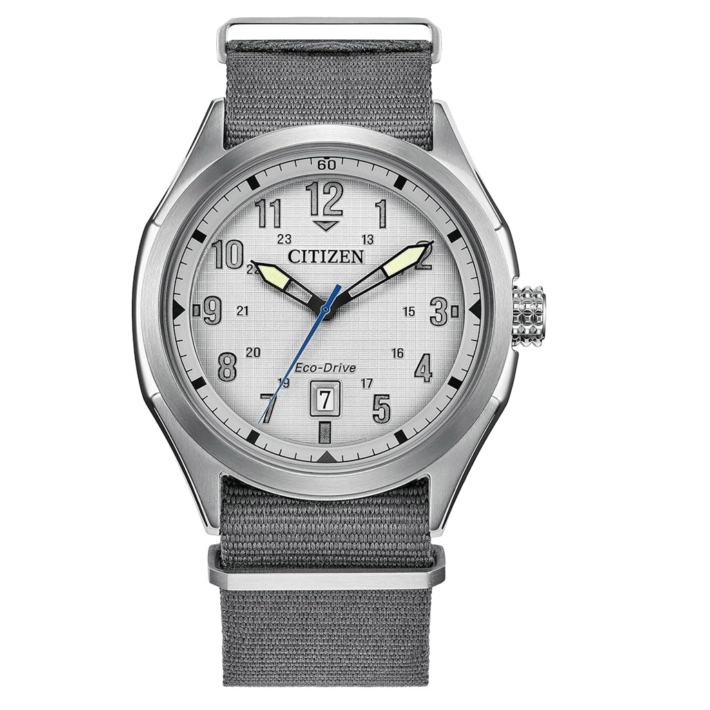 Citizen Terra Force Eco-Drive with Textured Grey Dial #AW1890-01A