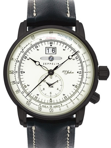 Graf Zeppelin German Made, Dual Time Big Date 100 Years of Zeppelin ...