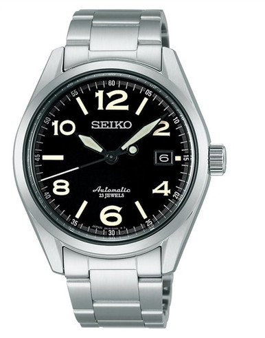 Seiko Black Dial Automatic Dress Watch with 40.3mm Case