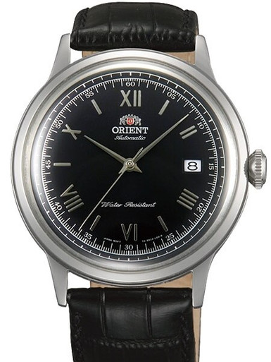 Orient Bambino 2nd-Gen Automatic Dress Watch with Black Dial
