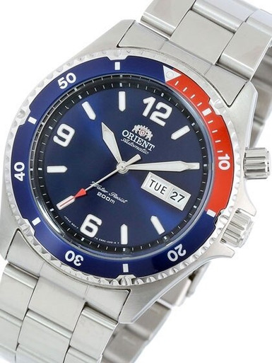 Orient Mako Pepsi Style Bezel Automatic Dive Watch CEM65006D