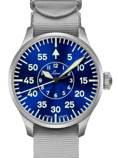 Laco Aachen Blaue Stunde Type B Dial Automatic Pilot Watch, with