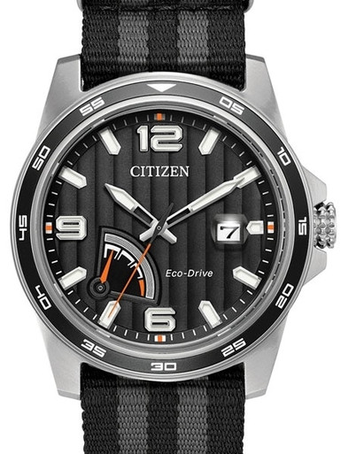 Citizen Eco-Drive Black Dial Sport Watch #AW7030-06E