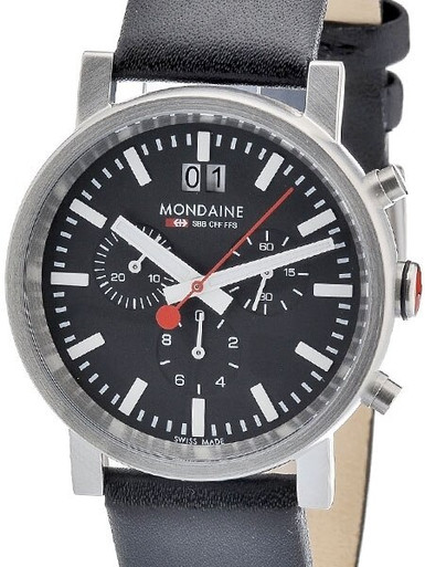 Mondaine Railways Quartz Chronograph with Date #A690-30304-14SBB