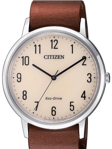 Citizen Eco-Drive Watch with Leather Strap #BJ6501-28A