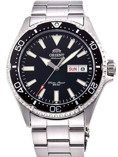 Orient RA-AA0001B19A Kamasu Automatic Dive Watch with Stainless