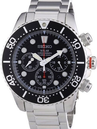 時計 Seiko solar chronograph Divers 200 Seiko Solar Chronograph Diver Review (SSC021) - YouTube