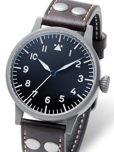 Laco Memmingen Type A Dial Swiss Mechanical Pilot Watch with
