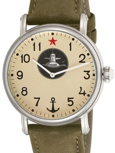 Red Star Submarine, Hand Wind Mechanical Watch with 42mm Case #6448G-C