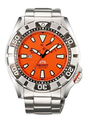 オリエントORIENT M-Force SEL03002M Orient M-Force Automatic Orange Dive Watch with Power Reserve