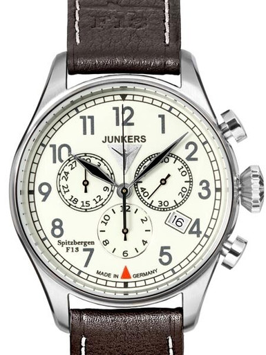 Junkers Spitzbergen F13 Chronograph with Fully Luminous Dial #6186-5