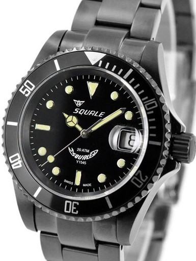 Squale 200 meter Classic Swiss Automatic Dive watch with Sapphire