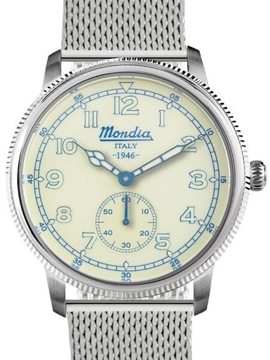 Mondia 1946 Quartz Watch with Creme Dial #MI755SS-03BG-BM