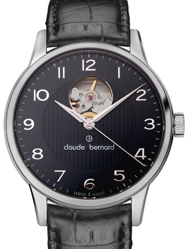 Claude Bernard Sophisticated Classics Orologio con meccanismo automatico, Open Heart 85017 3 ARBUN