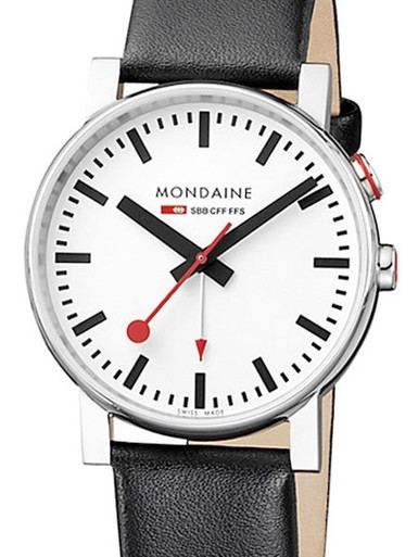 Mondaine Railways EVO Quartz Dress Watch with a Handy Alarm