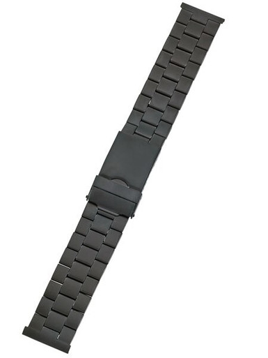 Vollmer Black PVD Bracelet with Deployant Clasp #03380H0 (20mm)