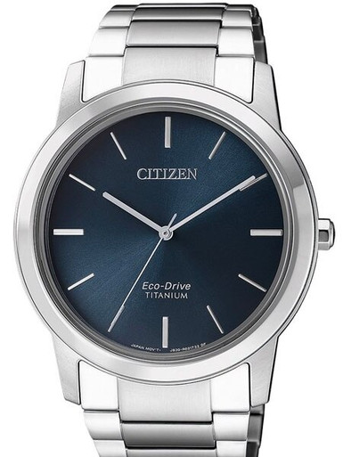 Citizen Eco-Drive Blue Dial Super Titanium Watch #AW2020-82L