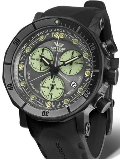 Vostok-Europe Lunokhod-2 Grand Quartz Chronograph Diver with Tritium Tubes #6204212