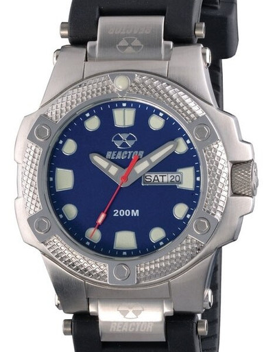 Reactor Meltdown Watch with SuperLuminova Illumination, Stainless