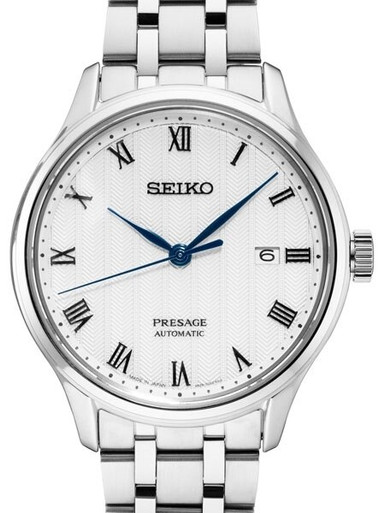 Seiko Presage Automatic Dress Watch with 41.7mm Case, and Dual