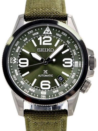 Seiko Prospex Automatic Watch with a Inner-Rotating Compass Bezel #SRPC33J1