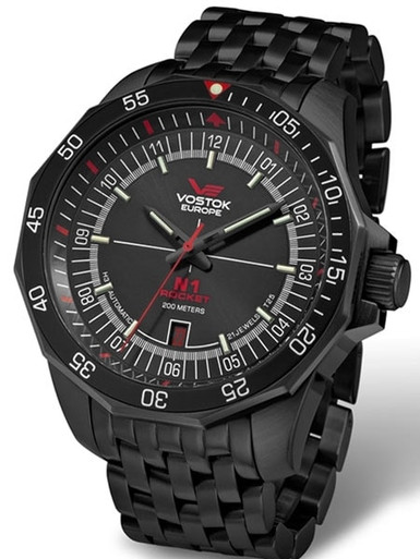 Vostok-Europe N1 Rocket Russian Automatic Watch with Trigalight