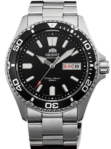 Orient Mako USA II Black Dial Automatic Dive Watch with sapphire