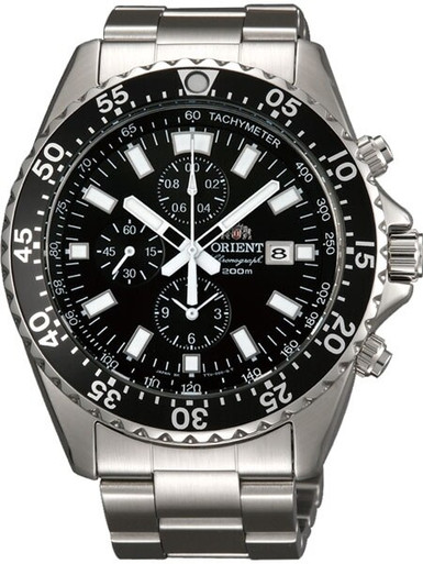 Orient Captain Quartz Sport Chronograph with Stainless Steel