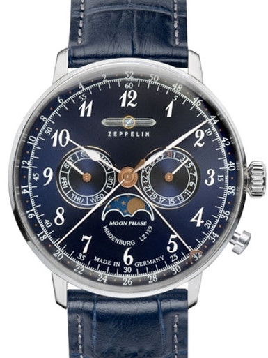 Graf Zeppelin LZ129 Hindenburg Series Swiss Quartz Moonphase