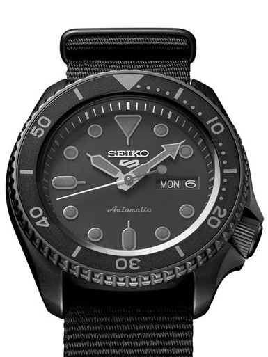 セイコー５スポーツ SRPD79 自動巻き Seiko 5 Sports Automatic 24-Jewel Watch with Black Dial #SRPD79