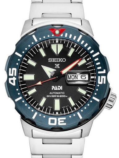 時計 Seiko padi limited edition Seiko SRPE27 PADI Edition Monster with new case design and 24