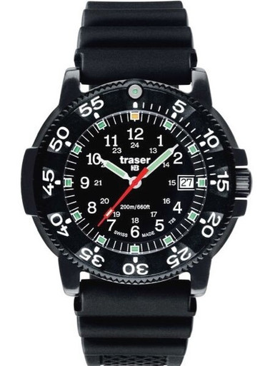 Traser 45mm Black Storm Pro Tactical Edition Black PVD Watch