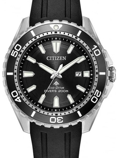 Citizen Eco-Drive Promaster Black Dial Dive Watch #BN0190-15E