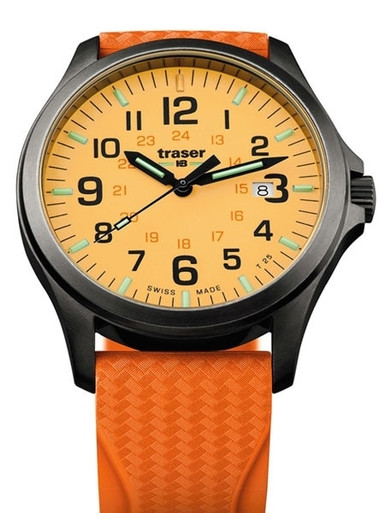 Traser Officer Pro Gun Metal Plated Case Watch with sapphire