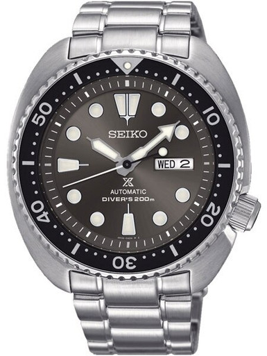 Seiko Turtle Prospex Automatic Dive Watch with Grey Dial and Seiko Turtle Prospex Automatic Dive Watch with Grey Dial and