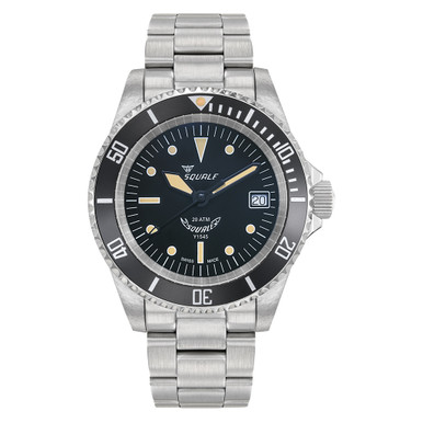 エスカレイヤー Squale 200 meter Swiss Automatic Dive watch with Domed Anti